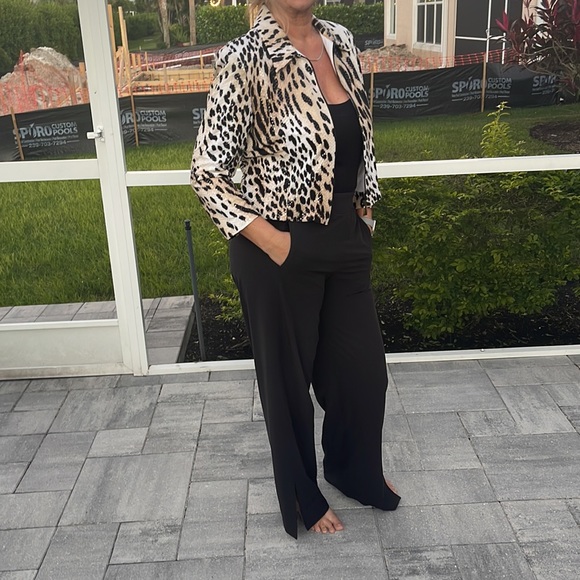 Joseph Ribkoff sequin Leopard Jacket - Picture 10 of 16